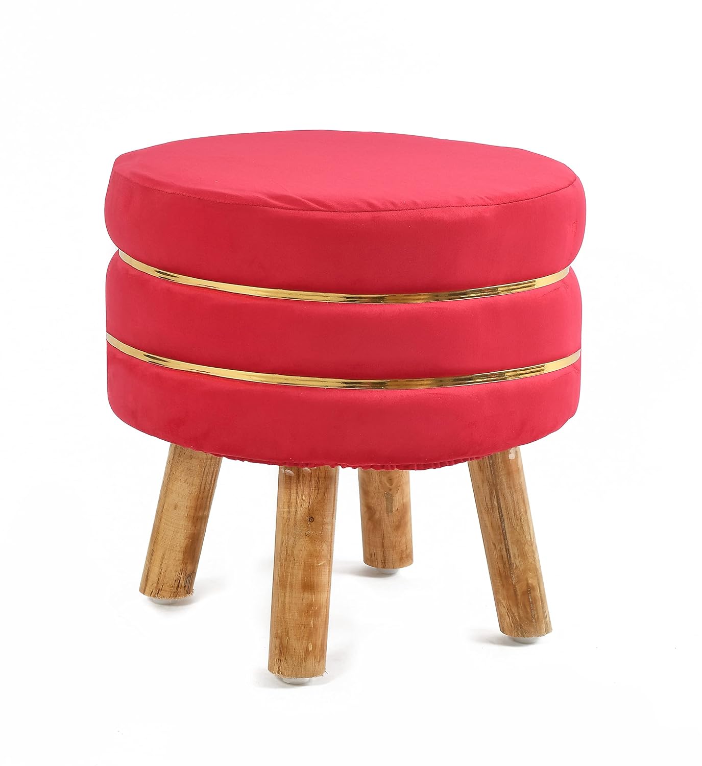 Ava Velvet Ottoman Stool