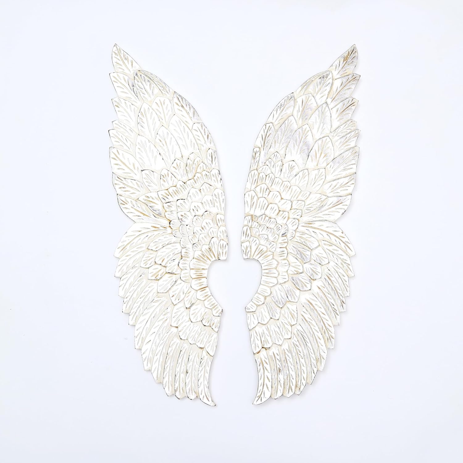 Samuel Decorative 2 Angel Wings(Antique White)