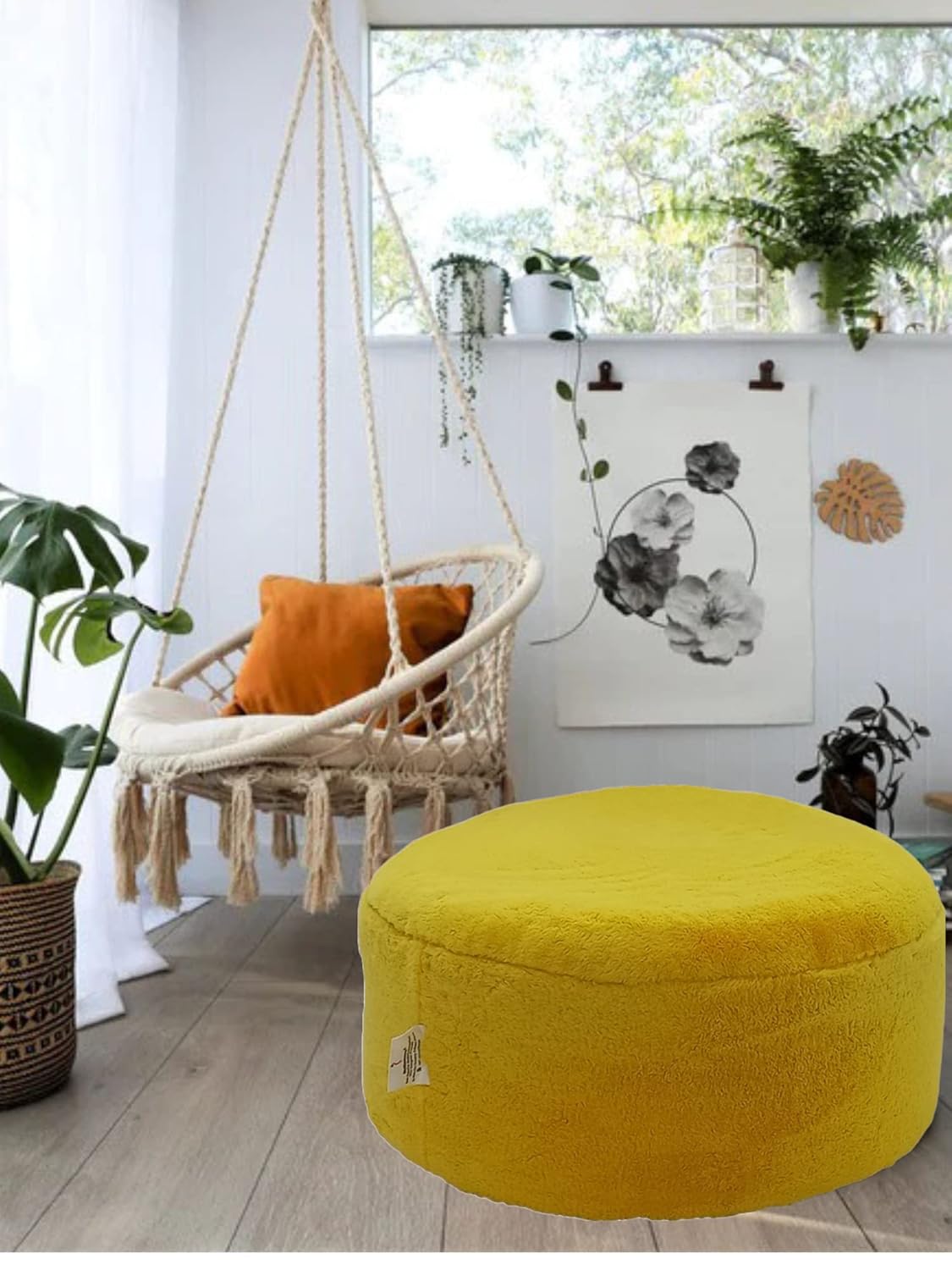 Tyler Comfy Round Ottoman