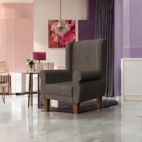 Caterina Wingback Chair with Armrests