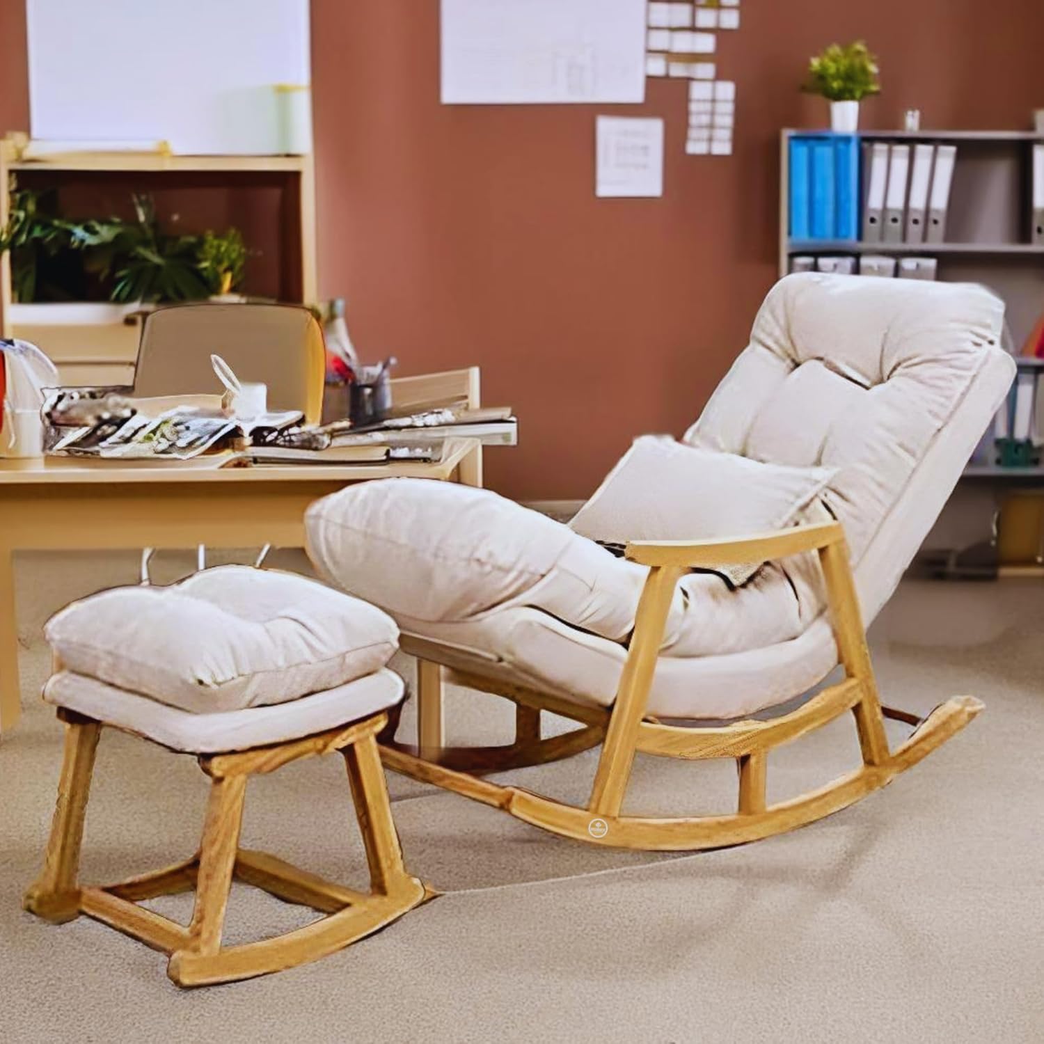 Aiden Wooden Rocking Chair
