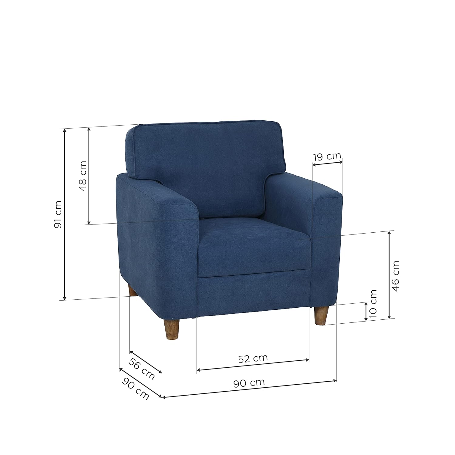 Cora 1 Seater Sofa