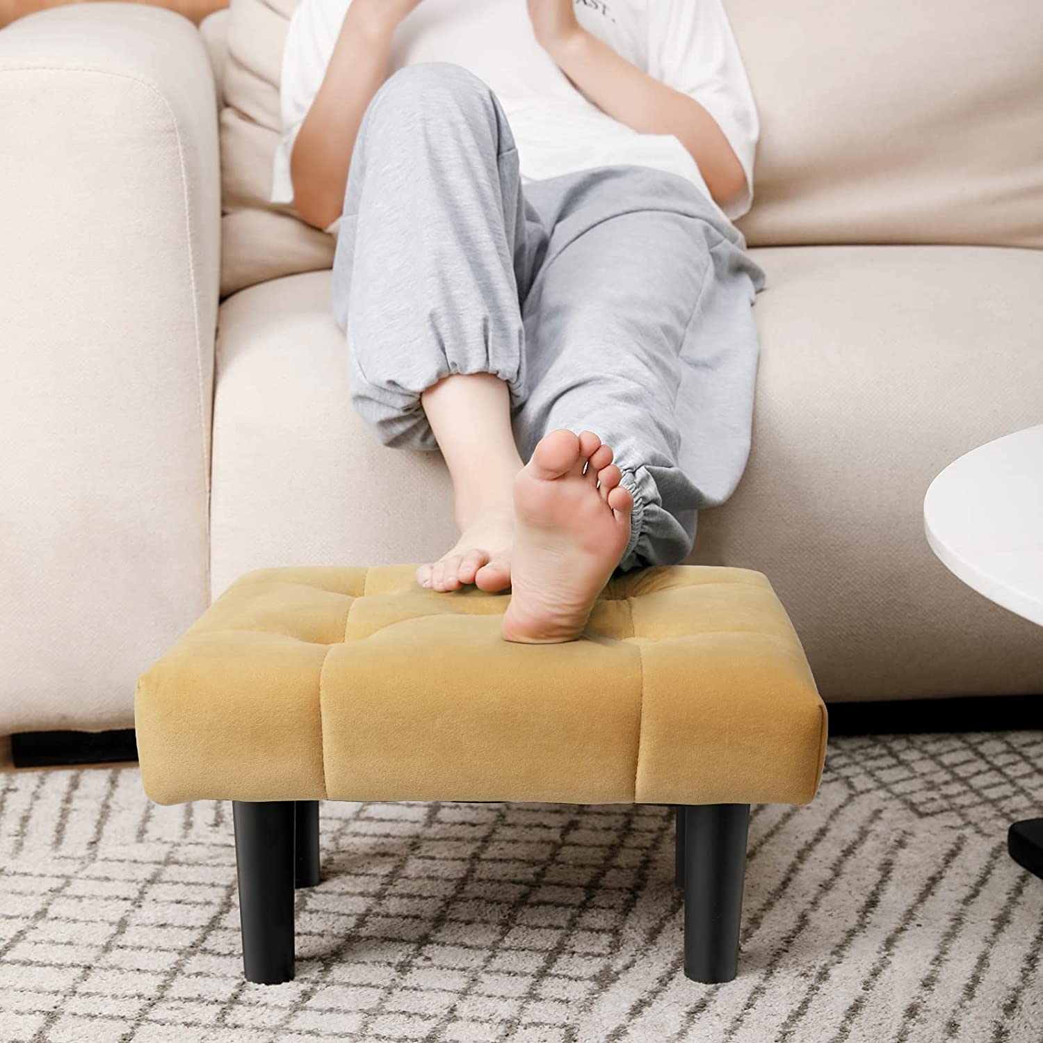 Noah Elegant Ottoman Stool