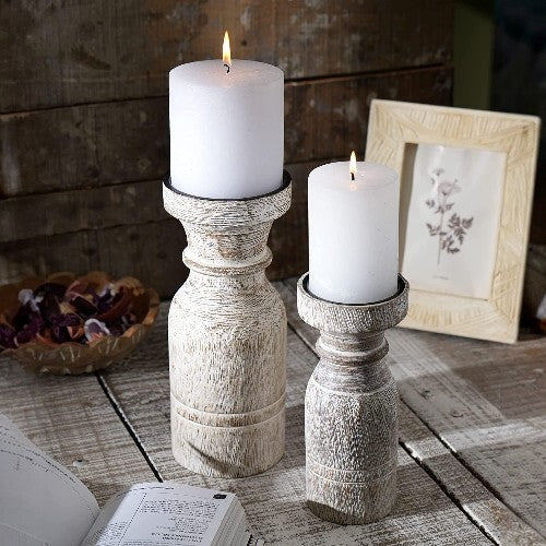 Nyla Brushed White Candle