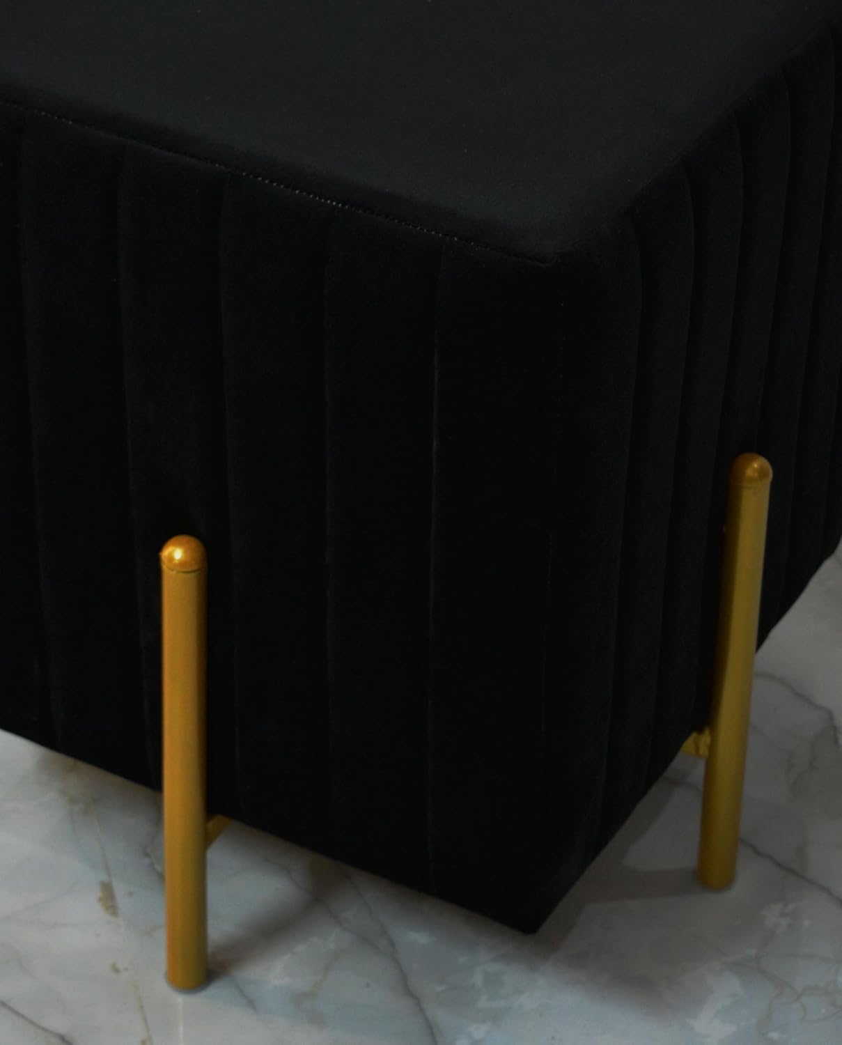 Zachary Modern Fabric Ottoman