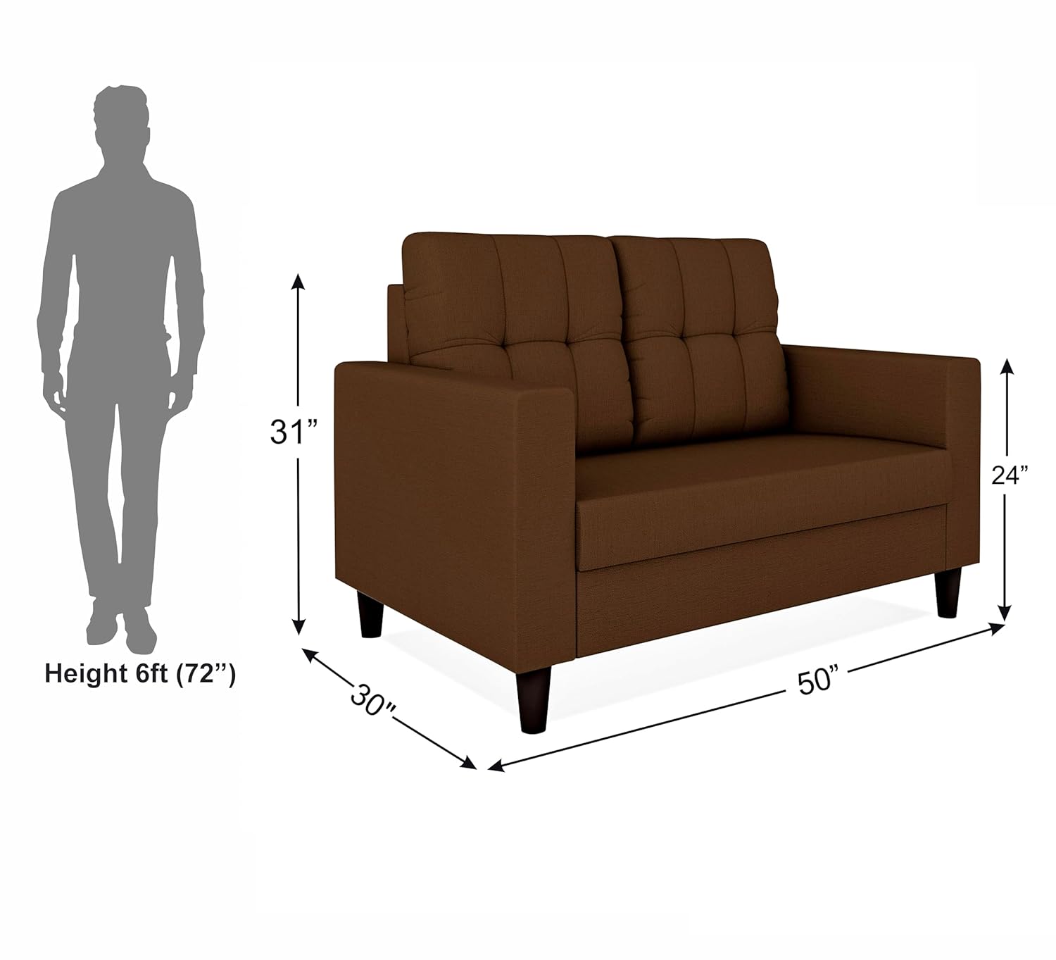 Ophelia 2 Seater Sofa