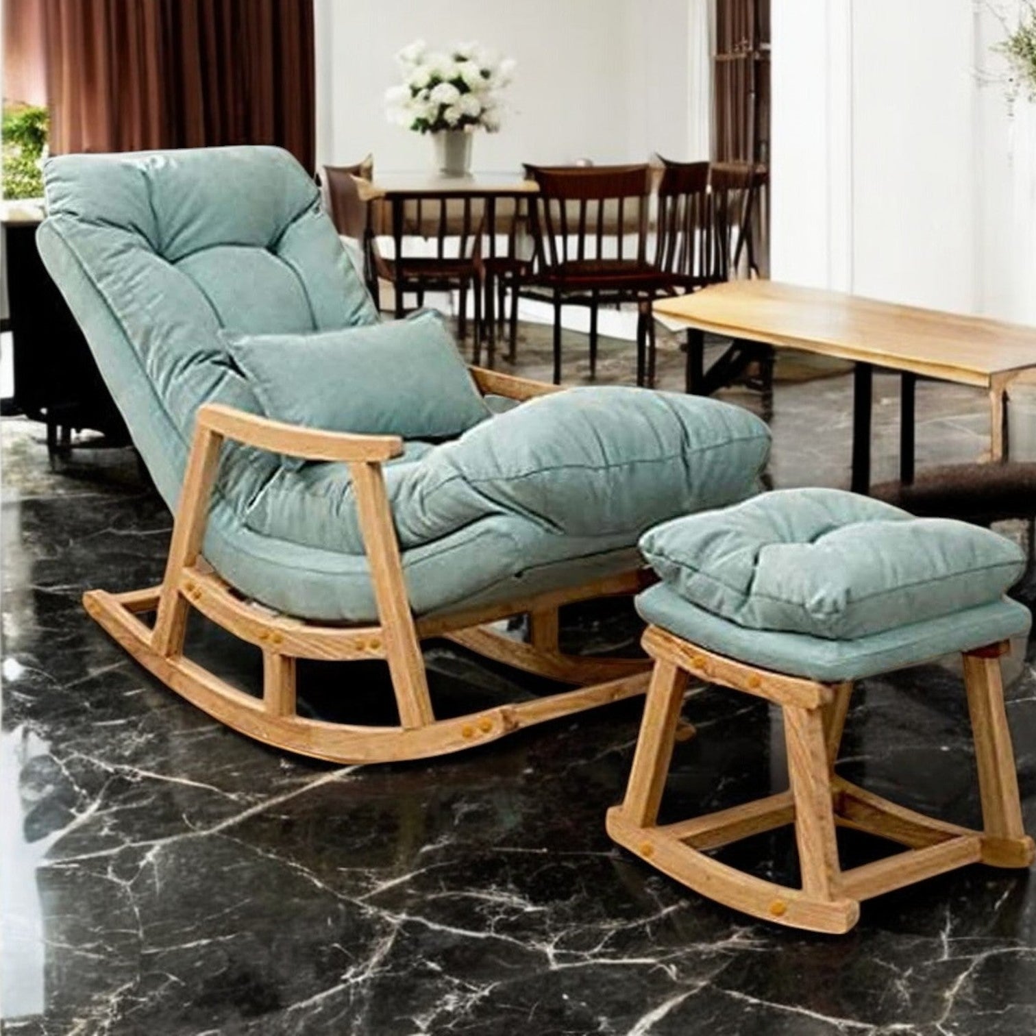 Aiden Wooden Rocking Chair