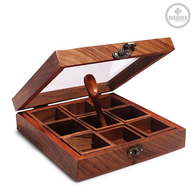 Herb Haven 9 Container Masala box