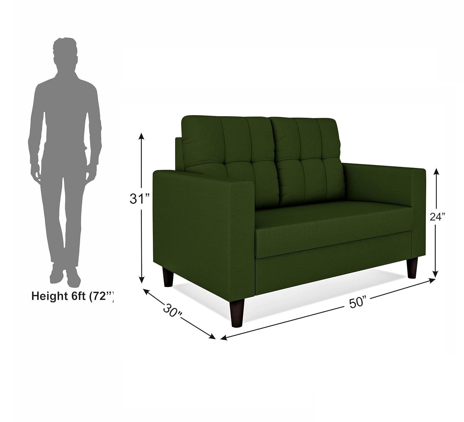 Ophelia 2 Seater Sofa