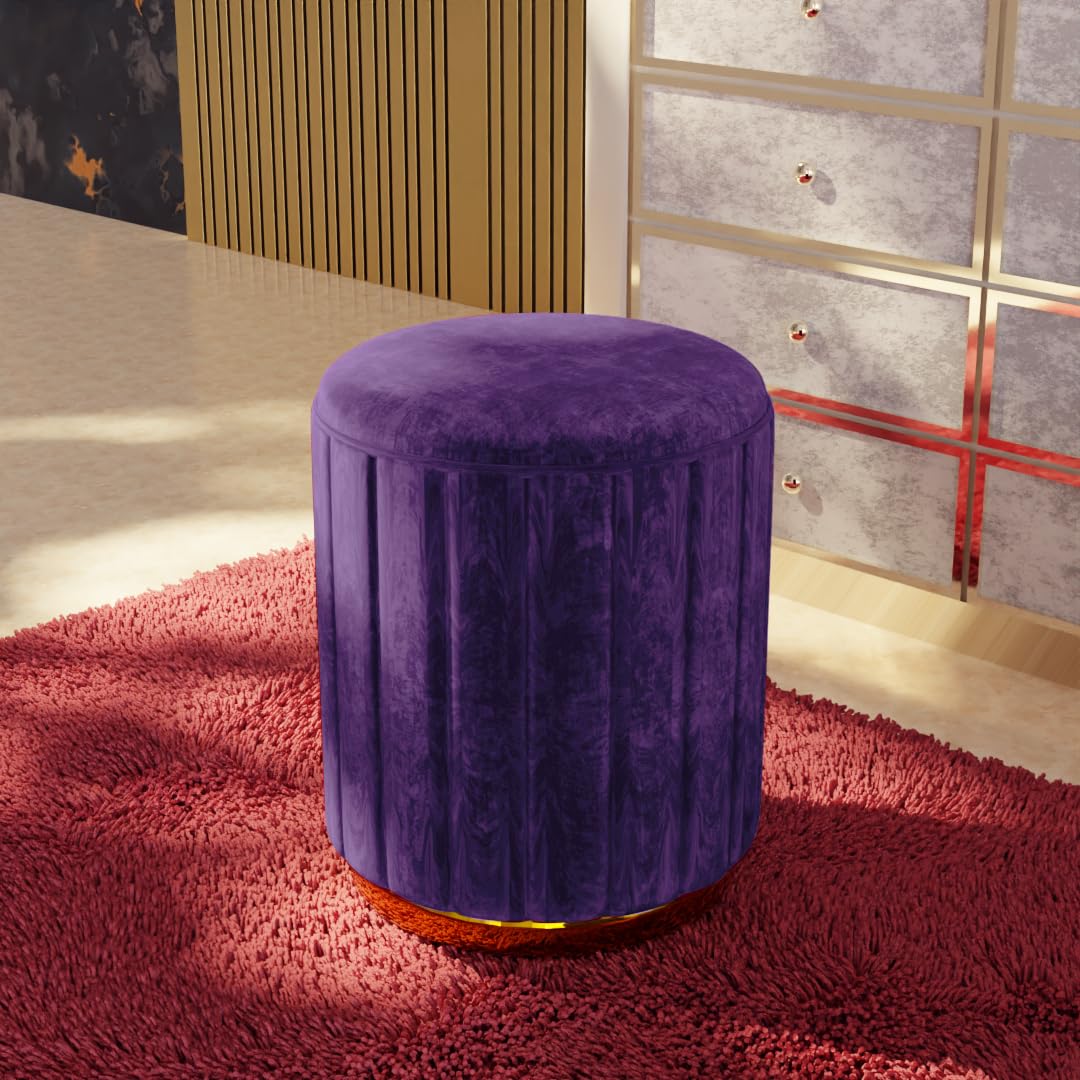 Stella Comfy Velvet Ottoman