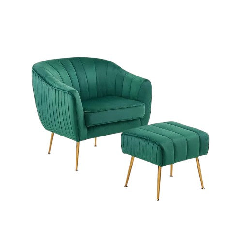 Stafford Accent Chair with Metal Legs