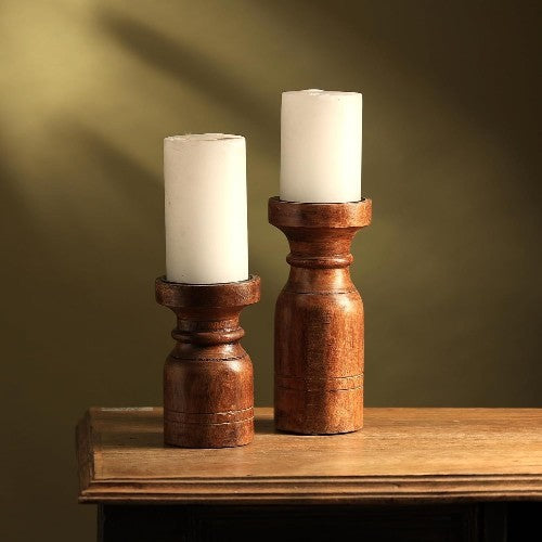 Nyla Natural Candle Holder