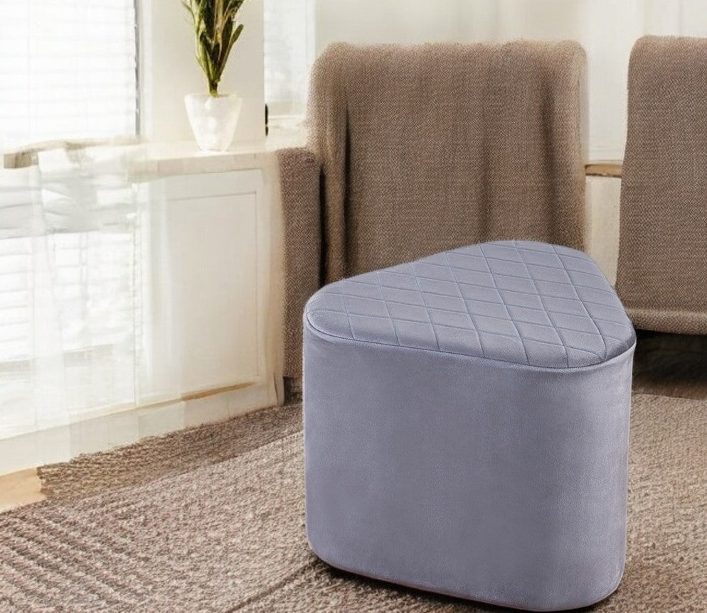 Kevin Velvet Ottoman
