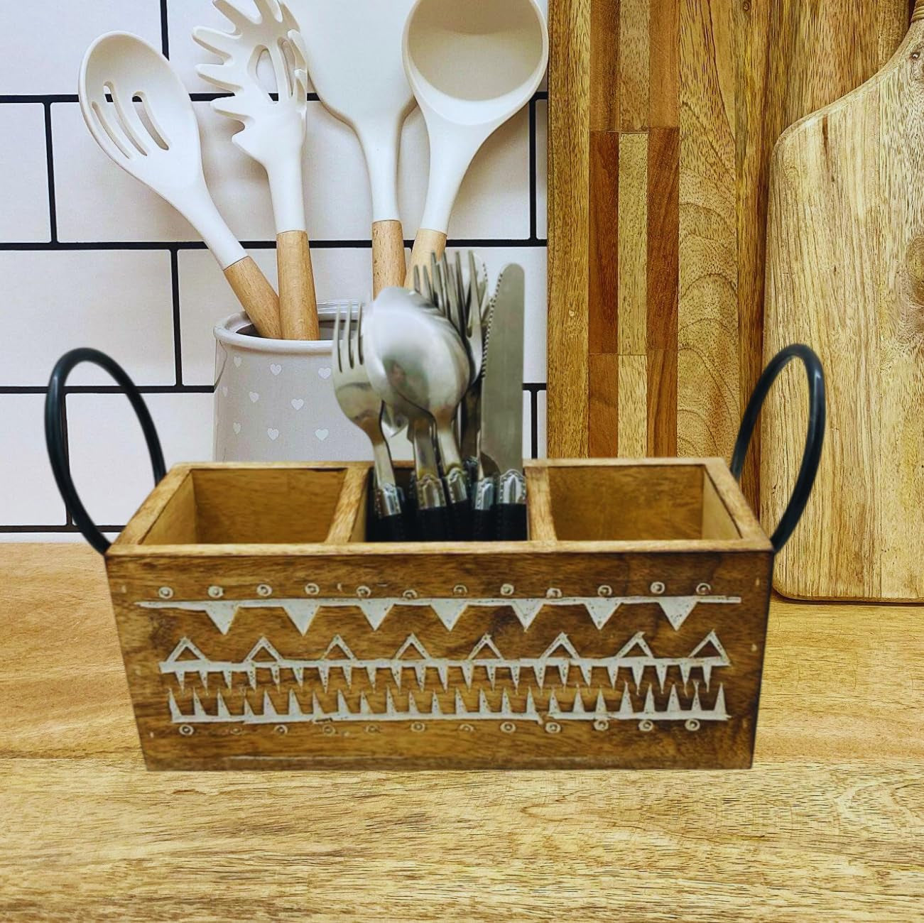 Henry Cutlery Spoon Holder and Cutlery Stand