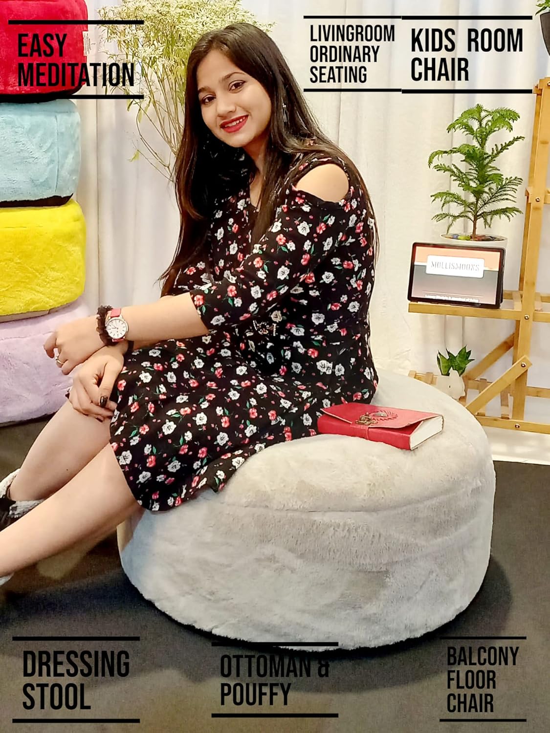 Tyler Comfy Round Ottoman
