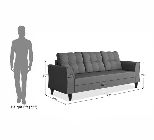 Flavie 3 Seater Sofa