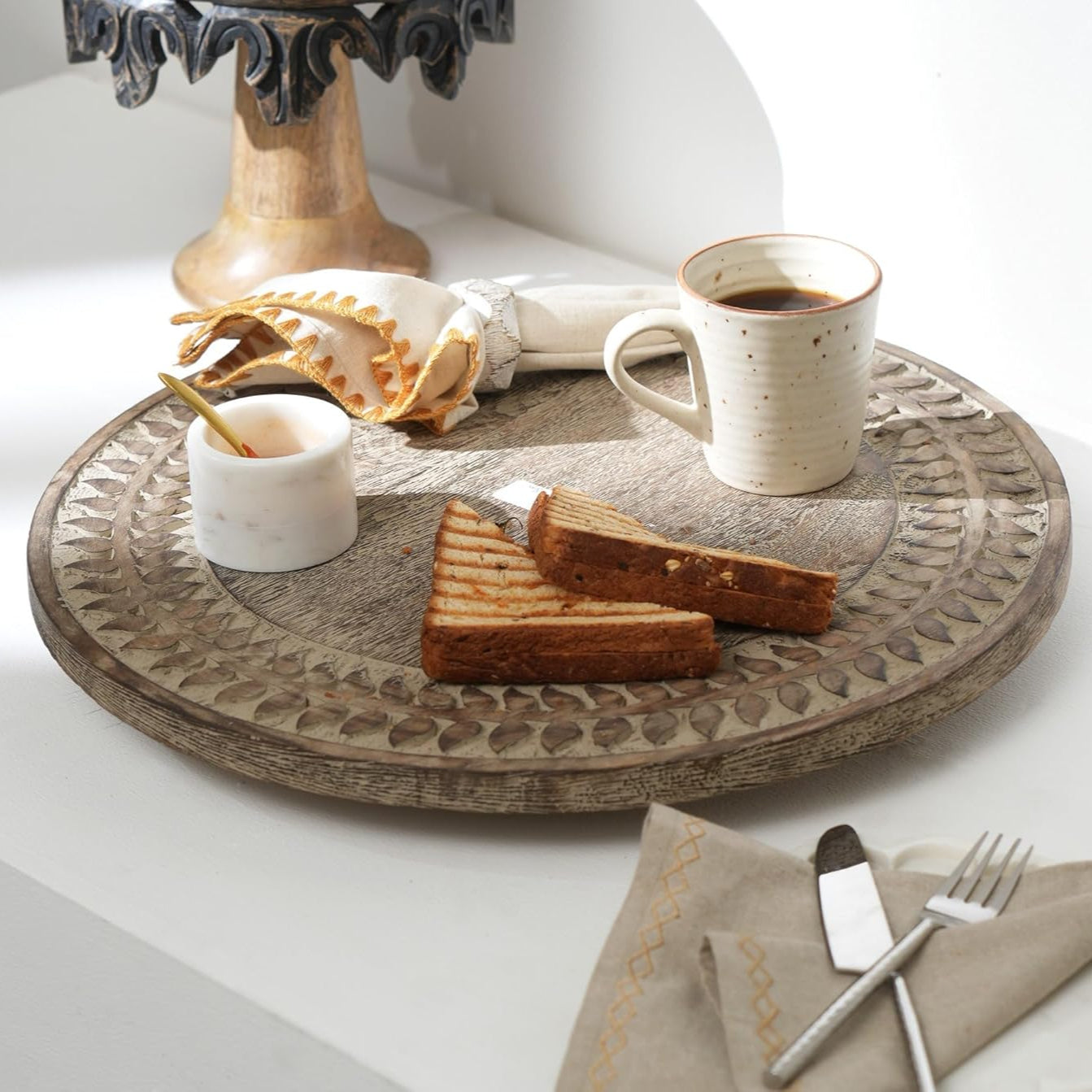 Rotating Serving Platter