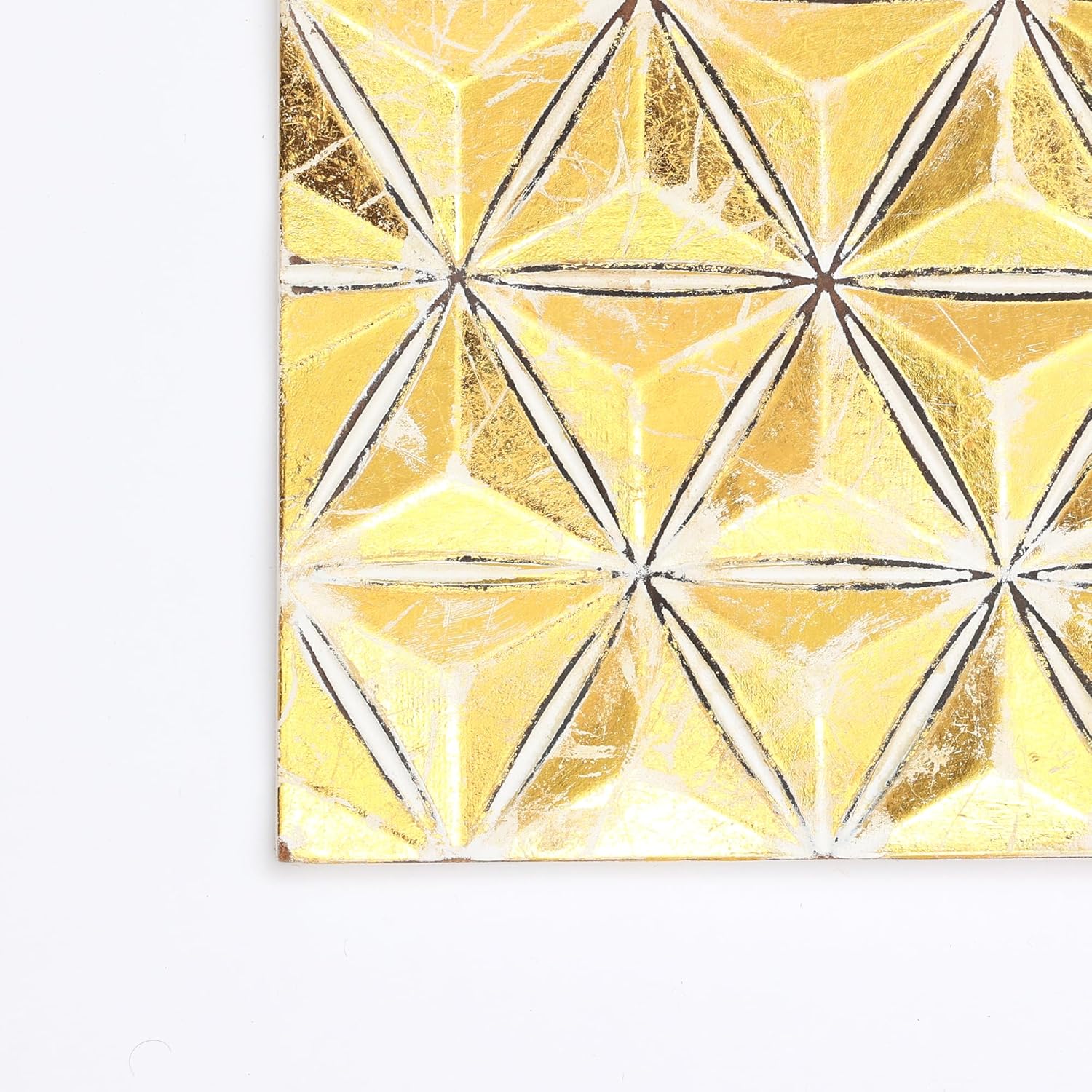 Zion Diamond Flower Carved Wall Panel