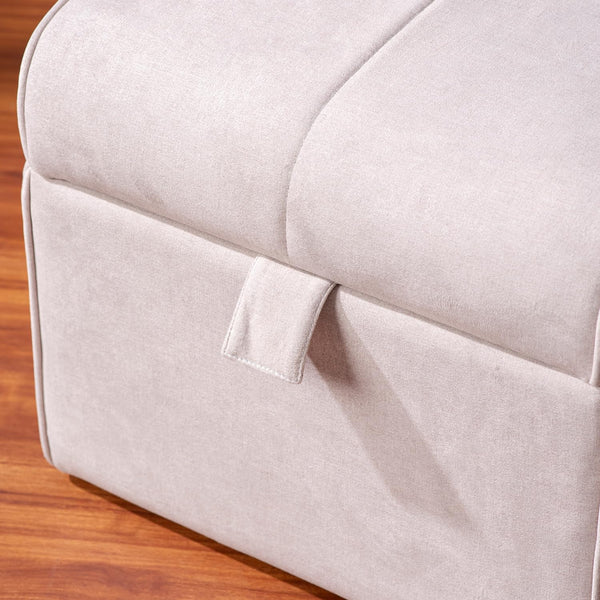 Hazel Versatile Velvet Ottoman