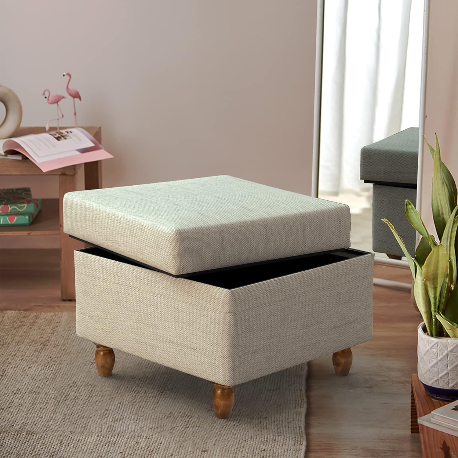 Elias Cozy and Comfy Ottoman
