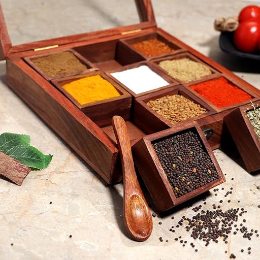 Herb Haven 9 Container Masala box
