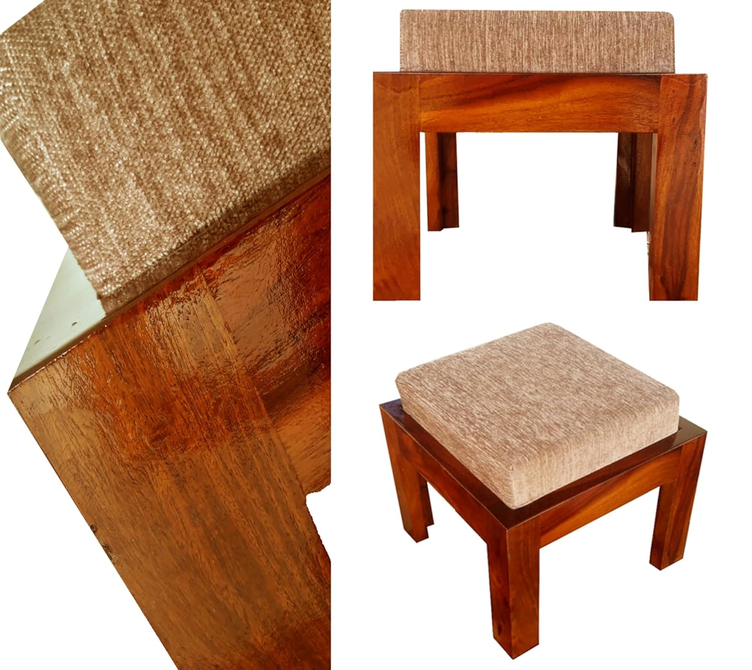 Sarah Velvet Ottoman