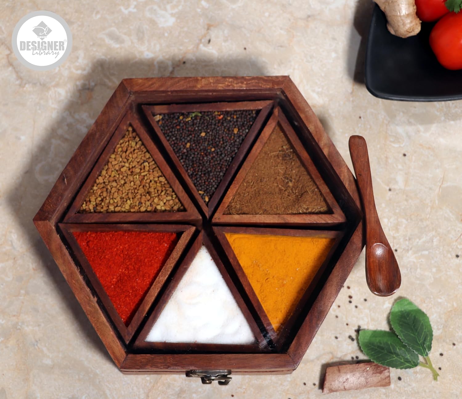 Cypress 6 container Masala Box