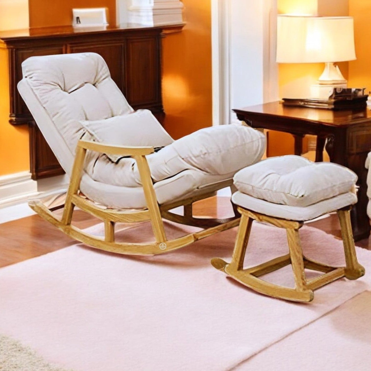 Aiden Wooden Rocking Chair