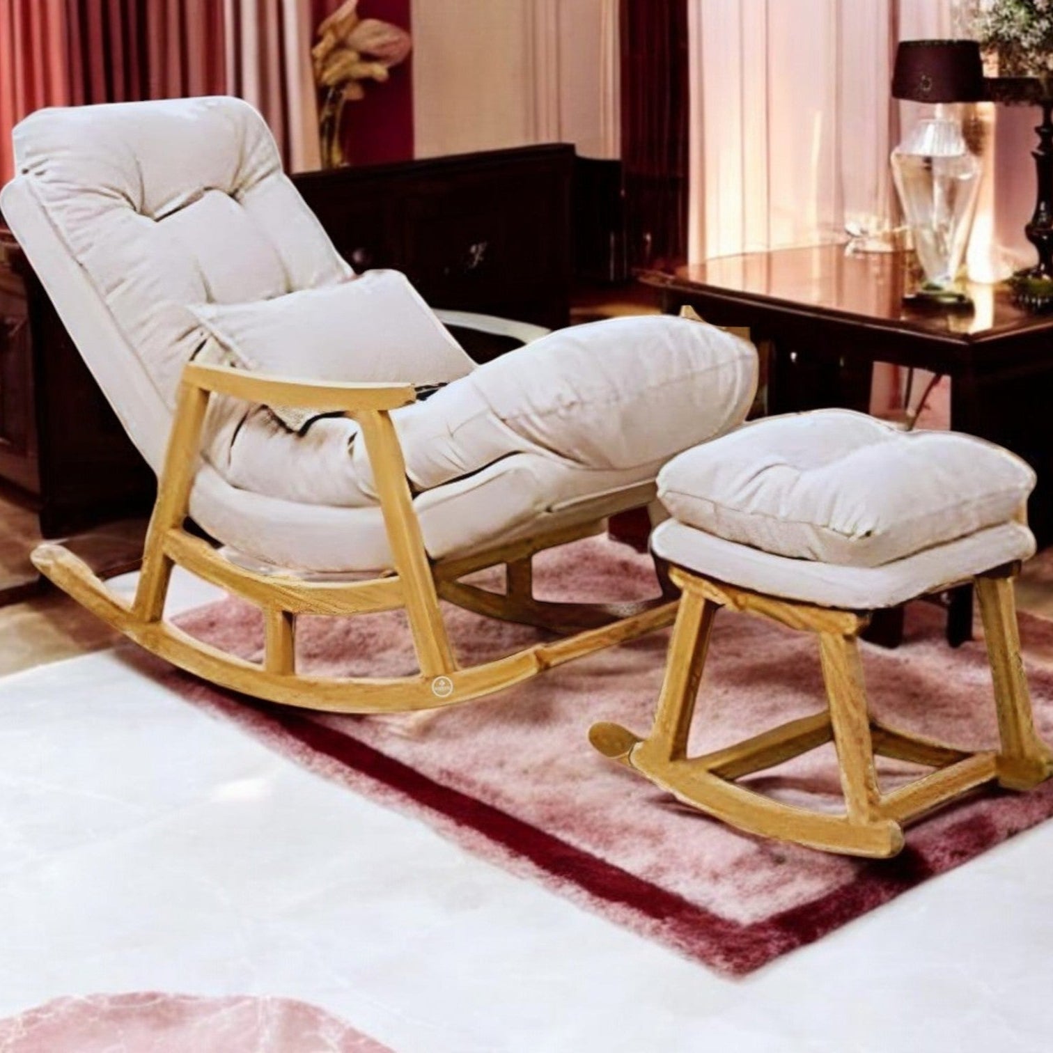 Aiden Wooden Rocking Chair