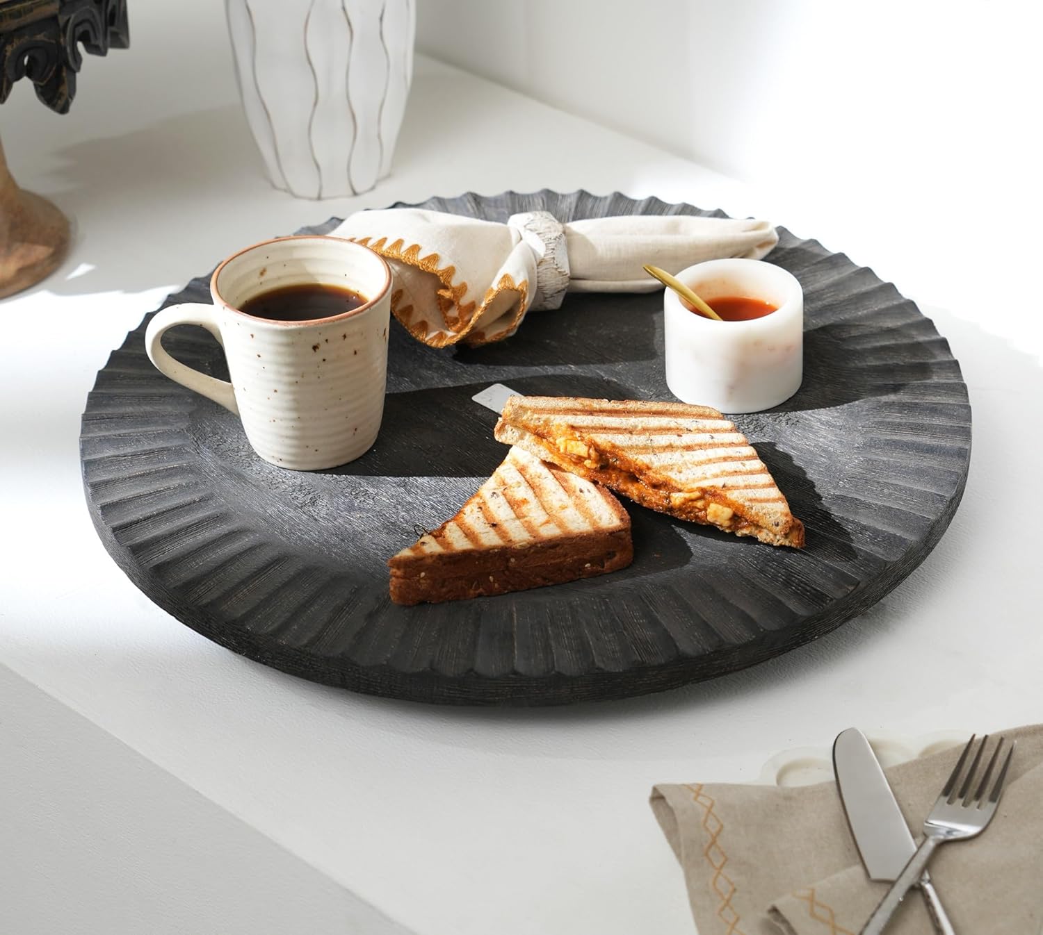 Classic Wooden Lazy Susan