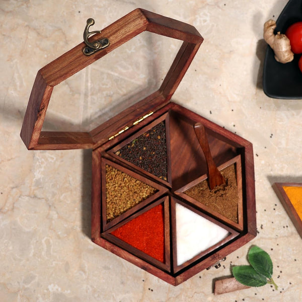 Cypress 6 container Masala Box