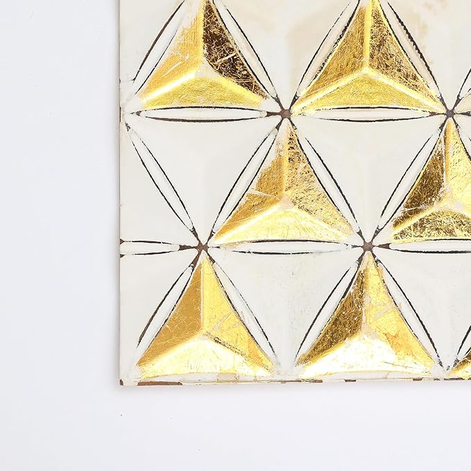 Zion Diamond Flower Carved Wall Panel
