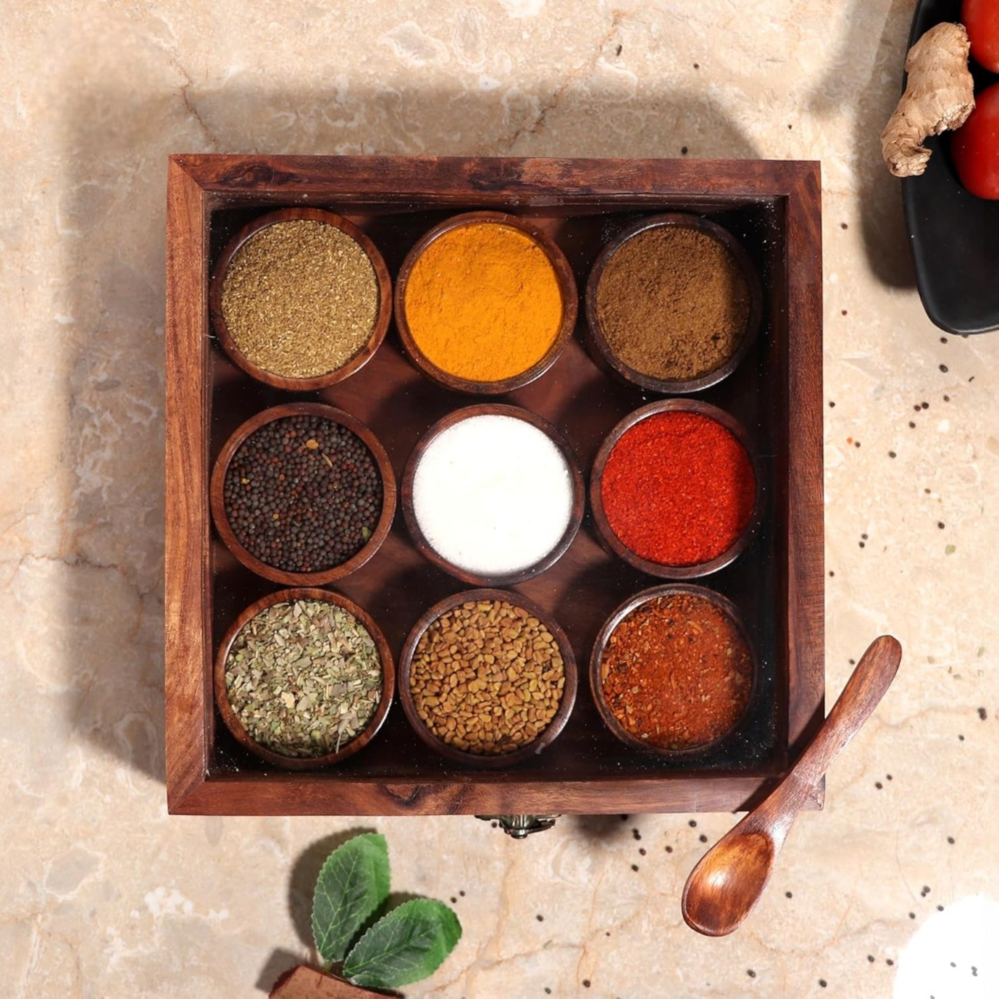 Zuri 9 Big Container Masala Box