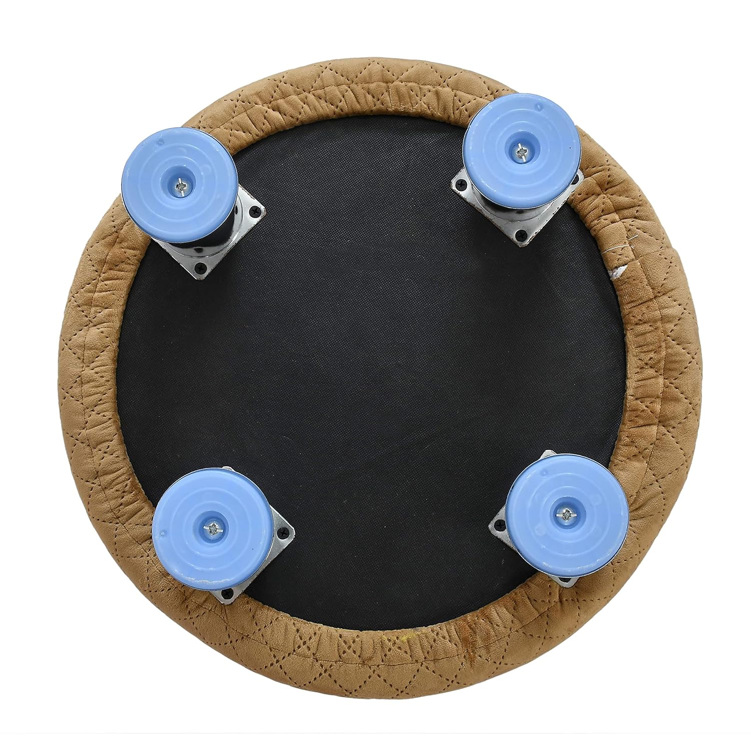 Ryan Plush Round Ottoman
