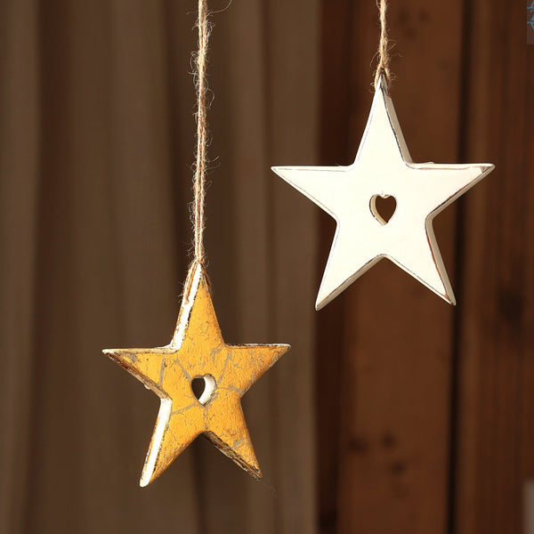 Kenji Star Shape Hanging Décor Set Of 2