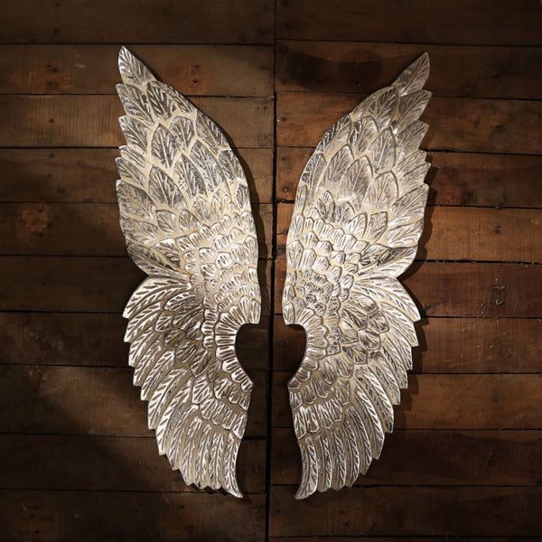 Samuel Decorative 2 Angel Wings(Silver)