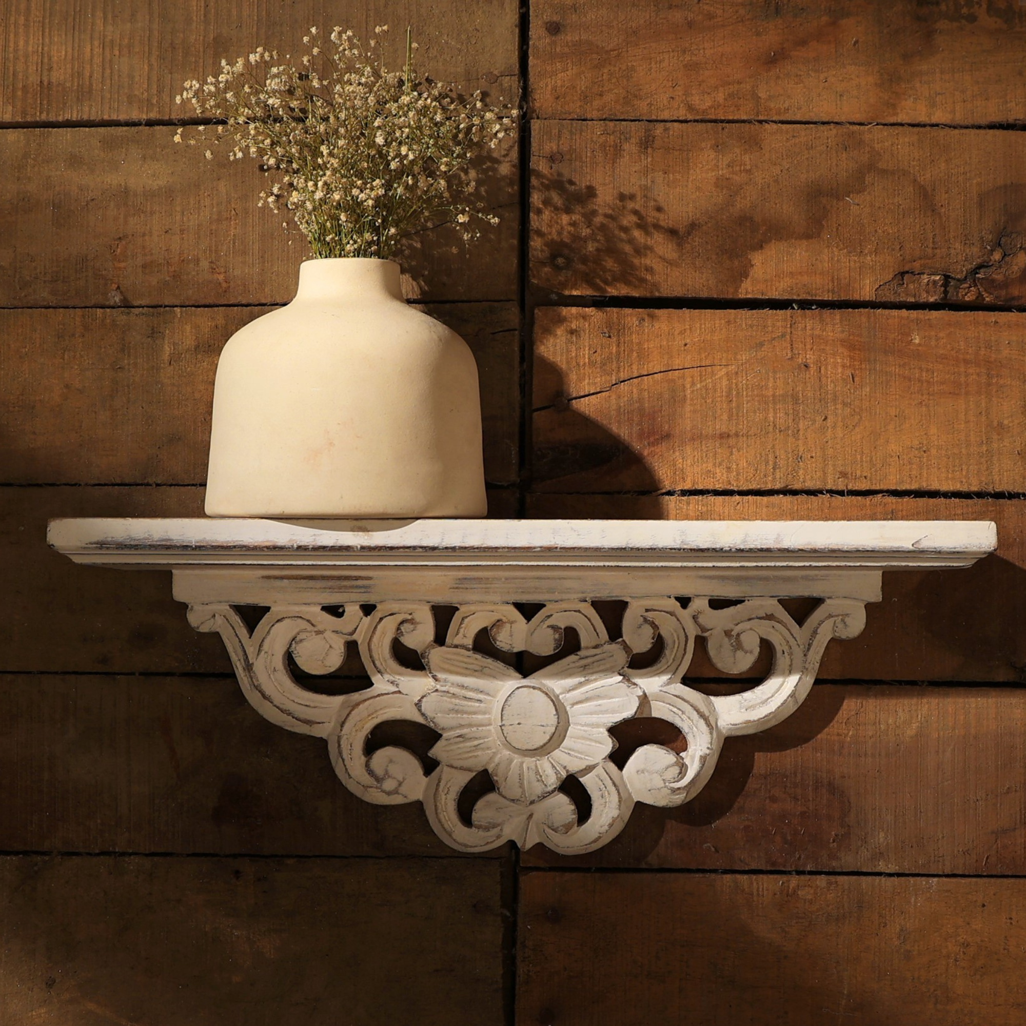 Wooden Handcrafted Wall Shelves
