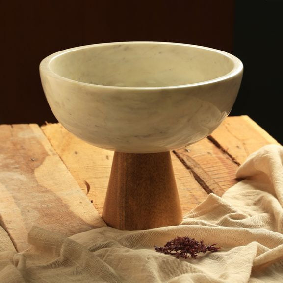 Red Marble Bowl