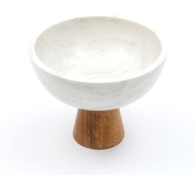 Red Marble Bowl
