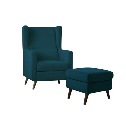 Chiara Lounge Chair with Footrest