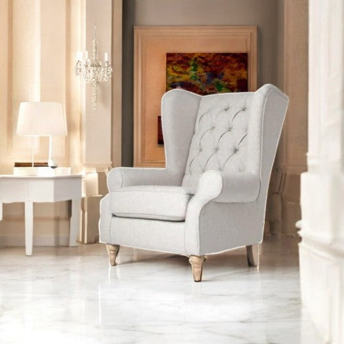 Beleza Tufted Wing Chair