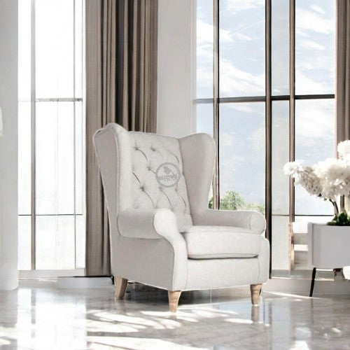 Beleza Tufted Wing Chair