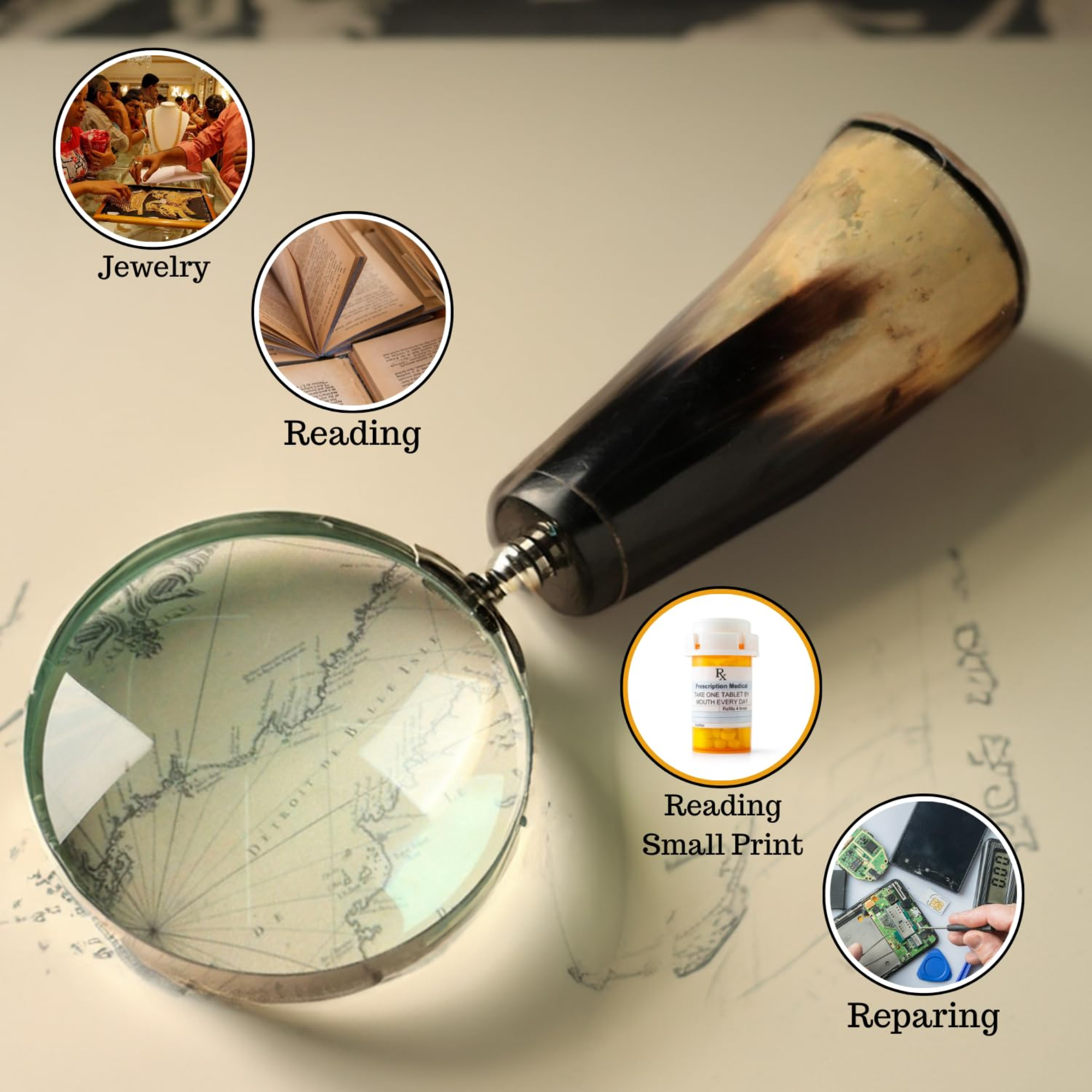 9.5 Inch Nasa Round Magnifier