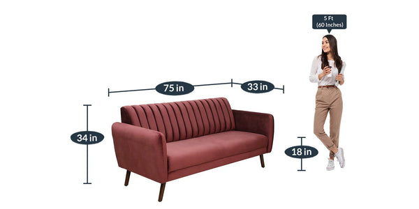 Lucie 3 Seater Sofa
