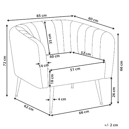 Bella Half Round Back Chair